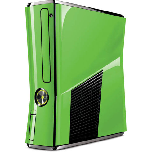 Green Xbox 360 Slim (2010) Skin