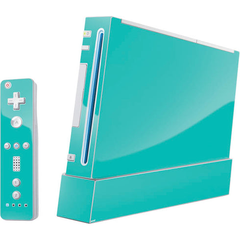 Aqua Blue Wii (Includes 1 Controller) Skin