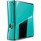 Aqua Blue Xbox 360 Slim (2010) Skin