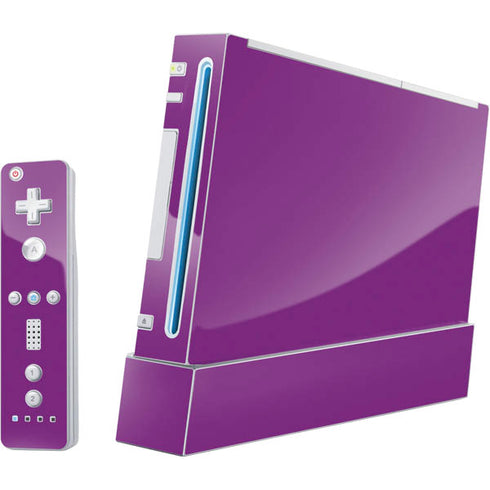 Purple Wii (Includes 1 Controller) Skin