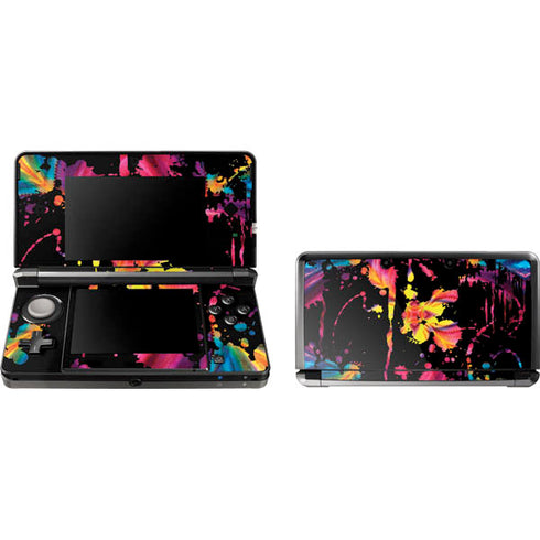 Chromatic Splatter Black 3DS (2011) Skin