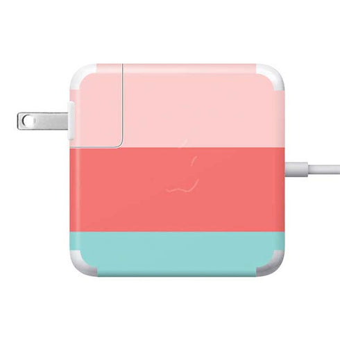 Spring Stripes 85W Power Adapter (15 and 17 inch MacBook Pro Charger) Skin