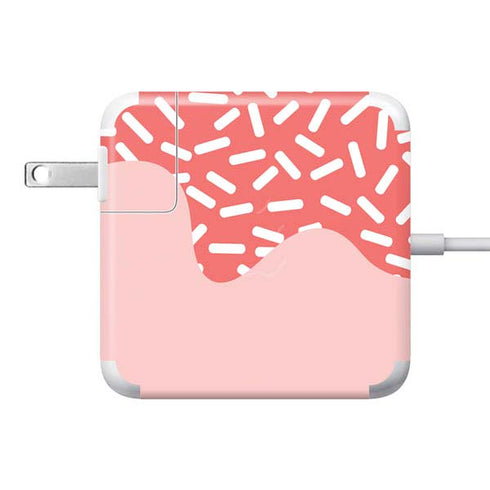 Coral Spring Sprinkles 85W Power Adapter (15 and 17 inch MacBook Pro Charger) Skin