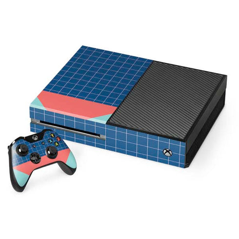 Checkered Split Xbox One Console and Controller Bundle Skin