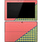 Coral Diagonal Split Surface Pro Tablet Skin