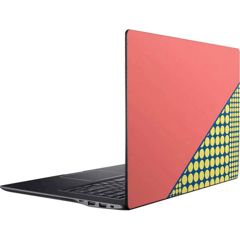 Coral Diagonal Split Ativ Book 9 (15.6in 2014) Skin