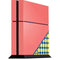Coral Diagonal Split PS4 Console Skin