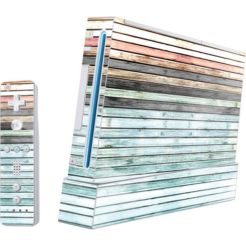 Wooden Stripes Nintendo Skins