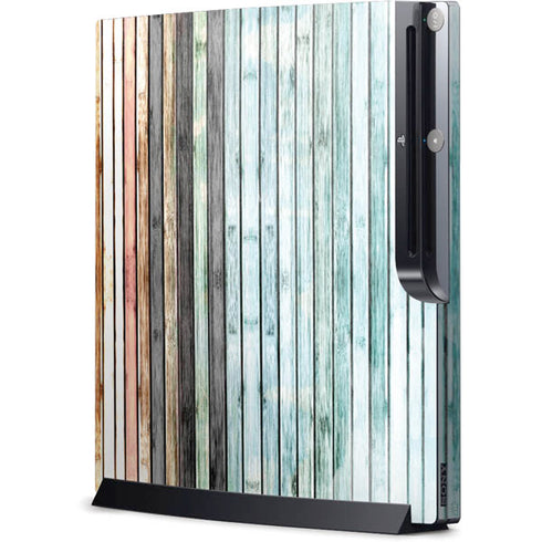 Wooden Stripes Playstation 3 & PS3 Slim Skin