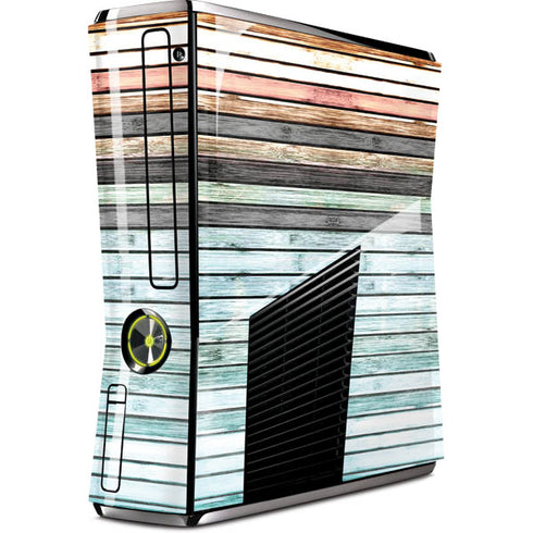 Wooden Stripes Xbox 360 Slim (2010) Skin