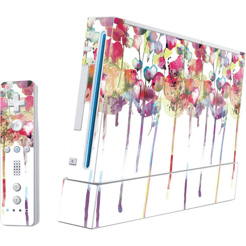 Painted Flowers Nintendo Skins
