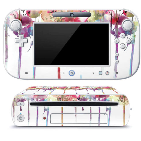 Painted Flowers Wii U (Console + 1 Controller) Skin
