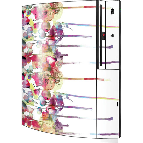 Painted Flowers Playstation 3 & PS3 Skin