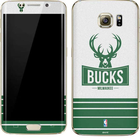 NBA Milwaukee Bucks Static Galaxy S7 Edge Skin