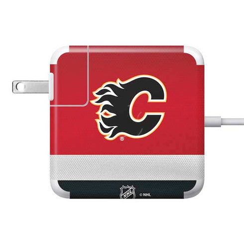 NHL Calgary Flames Jersey 85W Power Adapter (15 and 17 inch MacBook Pro Charger) Skin