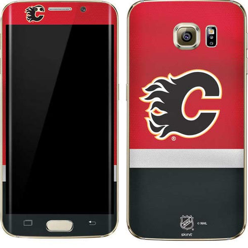 NHL Calgary Flames Jersey Galaxy S7 Edge Skin