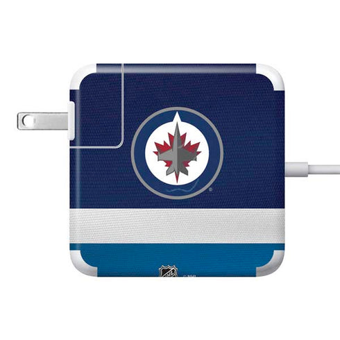 NHL Winnipeg Jets Alternate Jersey 85W Power Adapter (15 and 17 inch MacBook Pro Charger) Skin