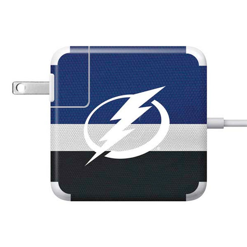 NHL Tampa Bay Lightning Alternate Jersey 85W Power Adapter (15 and 17 inch MacBook Pro Charger) Skin