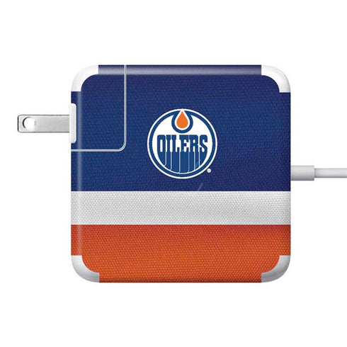 NHL Edmonton Oilers Jersey 85W Power Adapter (15 and 17 inch MacBook Pro Charger) Skin