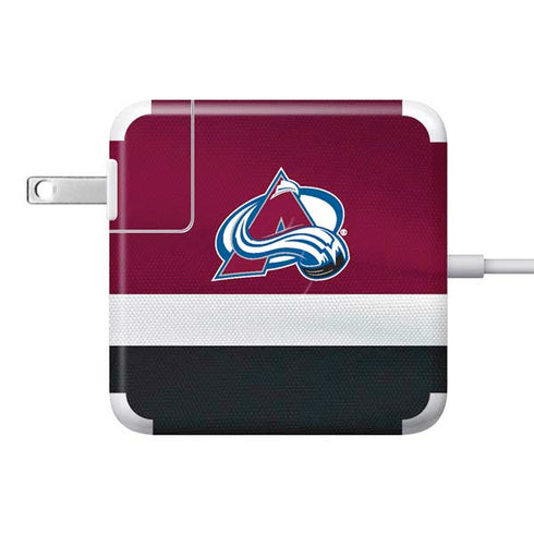 NHL Colorado Avalanche Jersey 85W Power Adapter (15 and 17 inch MacBook Pro Charger) Skin
