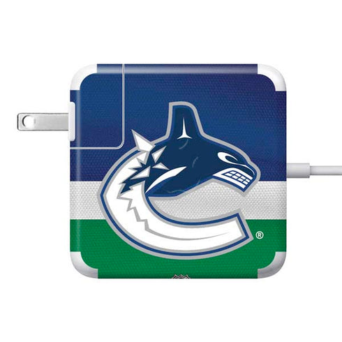 NHL Vancouver Canucks Jersey 85W Power Adapter (15 and 17 inch MacBook Pro Charger) Skin