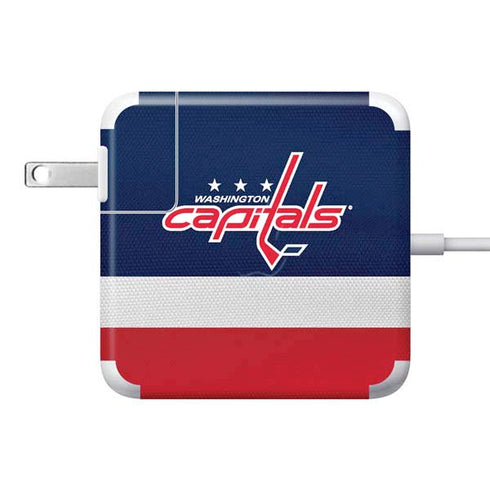 NHL Washington Capitals Jersey 85W Power Adapter (15 and 17 inch MacBook Pro Charger) Skin