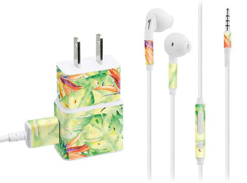 Floral Tropics Phone Charger Skin