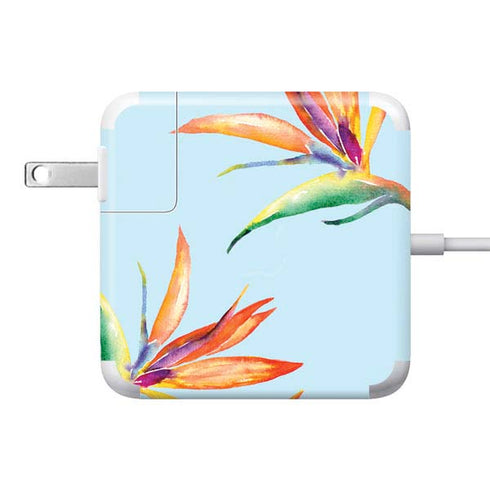 Birds of Paradise Summer 85W Power Adapter (15 and 17 inch MacBook Pro Charger) Skin