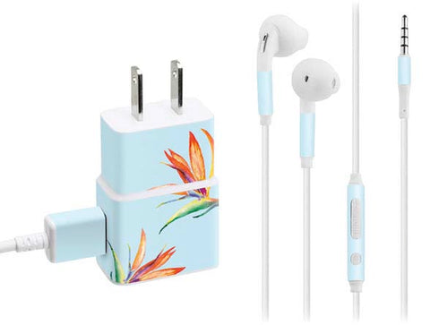 Birds of Paradise Summer Phone Charger Skin
