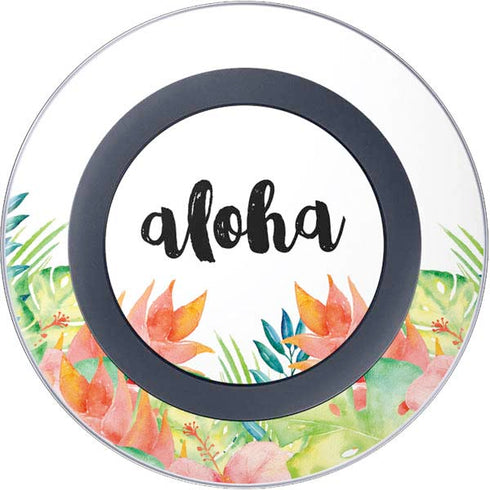 Aloha Tropical Wireless Charger Skin