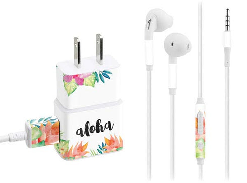 Aloha Tropical Phone Charger Skin