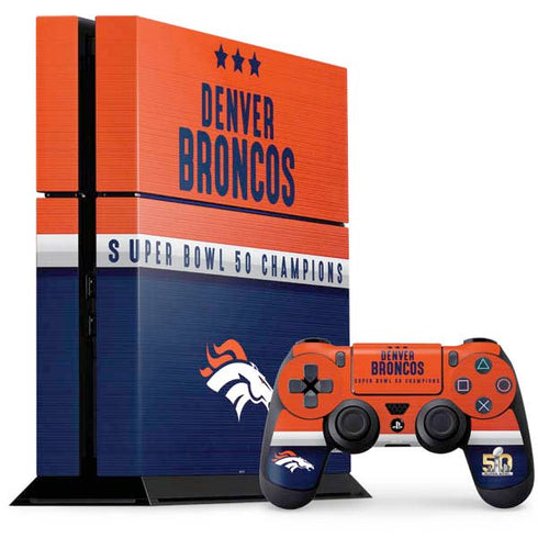 NFL Denver Broncos Super Bowl 50 Champions PlayStation PS4 Skins