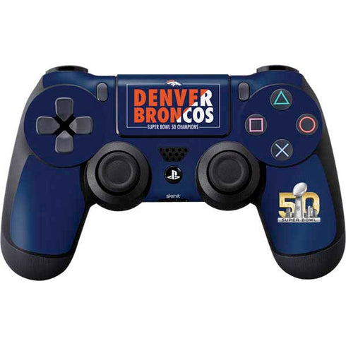 NFL Denver Broncos Super Bowl 50 Champions Bold PlayStation PS4 Skins