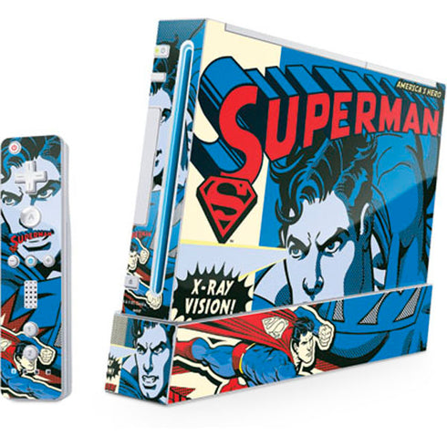 DC Comics Superman America's Hero Wii (Includes 1 Controller) Skin