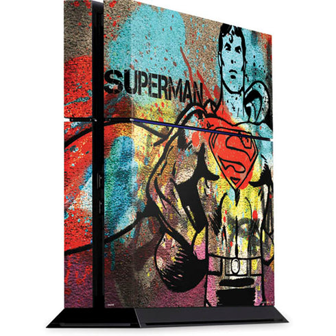 DC Comics Superman Color Splatter PlayStation PS4 Skins