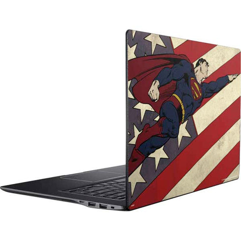 DC Comics Superman Vintage Pose American Flag Ativ Book 9 (15.6in 2014) Skin
