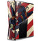 DC Comics Superman Vintage Pose American Flag Xbox 360 Slim (2010) Skin