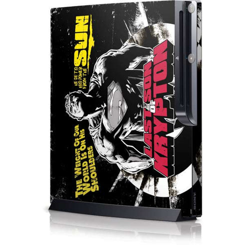 DC Comics Superman Last Son of Krypton Playstation 3 & PS3 Slim Skin