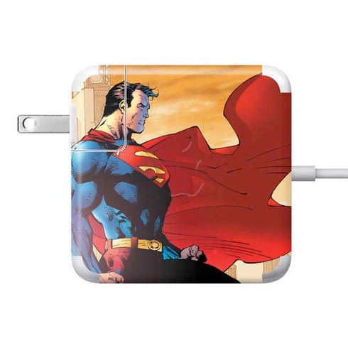 DC Comics Superman For Tomorrow Cover Art by Jim Lee 85W Power Adapter (15 and 17 inch MacBook Pro Charger) Skin