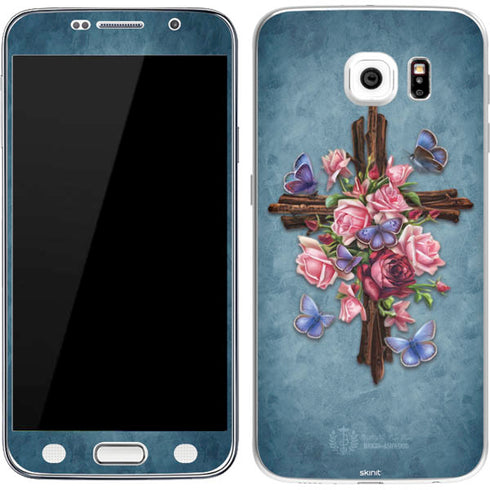 Flower Cross by Brigid Ashwood Galaxy S7 Skin