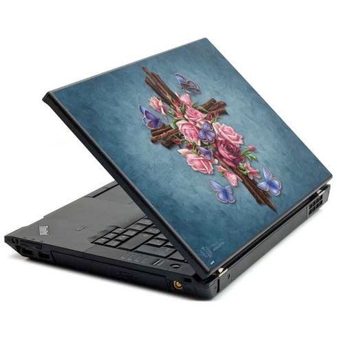 Flower Cross by Brigid Ashwood Lenovo T420 Skin