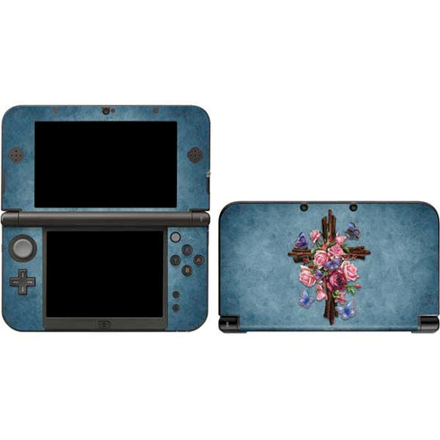 Flower Cross by Brigid Ashwood 3DS XL 2015 Skin