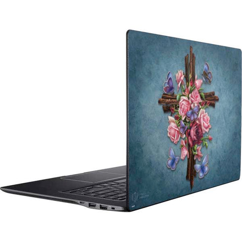 Flower Cross by Brigid Ashwood Ativ Book 9 (15.6in 2014) Skin