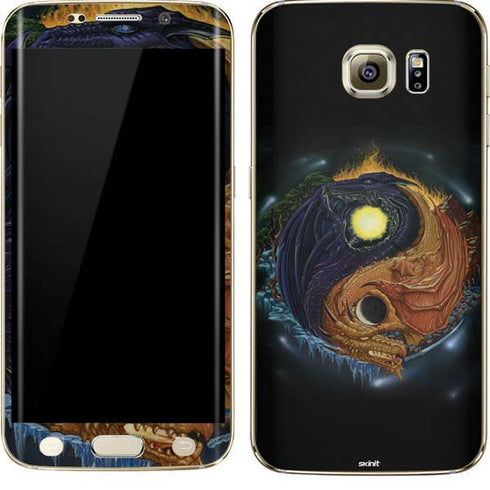 Yin Yang Dragon by Ed Beard Jr Galaxy S7 Edge Skin