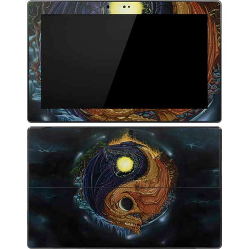 Yin Yang Dragon by Ed Beard Jr Surface Pro Tablet Skin