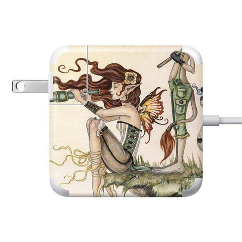 Where The Wind Takes You by Amy Brown 85W Power Adapter (15 and 17 inch MacBook Pro Charger) Skin