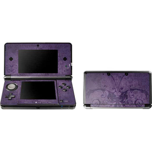 Purple Damask Butterfly by Brigid Ashwood Nintendo Skins