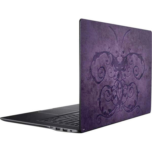 Purple Damask Butterfly by Brigid Ashwood Ativ Book 9 (15.6in 2014) Skin