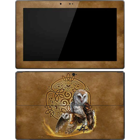Owl Celtic Knot by Brigid Ashwood Surface Pro Tablet Skin