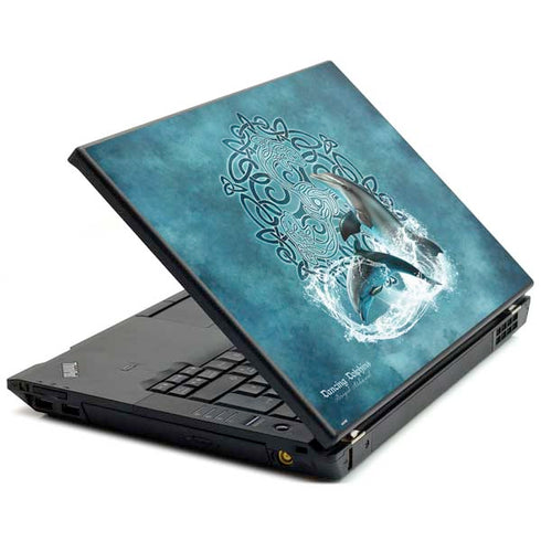Dolphin Celtic Knot by Brigid Ashwood Lenovo T420 Skin